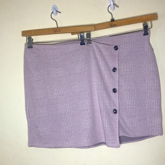 Joe Boxer pink Checker Gingham button detailed Skirt - Picture 2 of 16